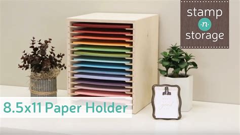 metal box that fits 8x11 paper|8.5x11 crafting paper holder.